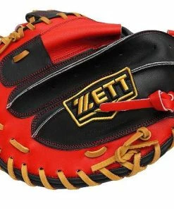 ZETT Pro Elite 33 Inch Catcher Mitt - Black -Deals Slowpitch Softball Bats Store 07 7cf38266ad148f6c w600h600