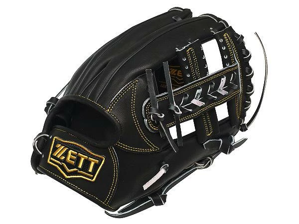 ZETT Pro Japan Steerhide 11.75 Inch Black Infielder Glove 1 ZETT Pro Japan Steerhide 11.75 Inch Black Infielder Glove