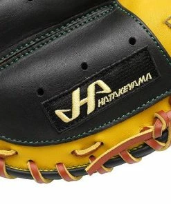HATAKEYAMA Pro 33 Inch Kai Takuya Model Catcher Mitt - Tan/Black -Deals Slowpitch Softball Bats Store 09 3394e354d291f745 w600h600