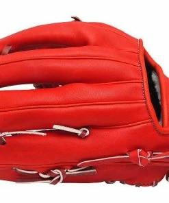 ZETT Pro Model Elite 11.75 Inch Japan Red Infielder Glove -Deals Slowpitch Softball Bats Store 09 63010339baeac971 w600h600
