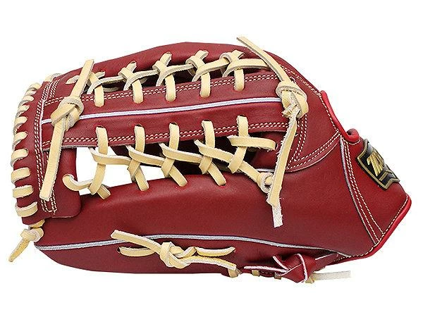 ZETT Pro Model NEO 12.75 Inch LHT Burgundy Outfielder Glove 2 ZETT Pro Model NEO 12.75 Inch LHT Burgundy Outfielder Glove - Image 2