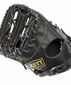 ZETT Innovation 12.5 Inch LHT Black First Base Mitt + BONUS
