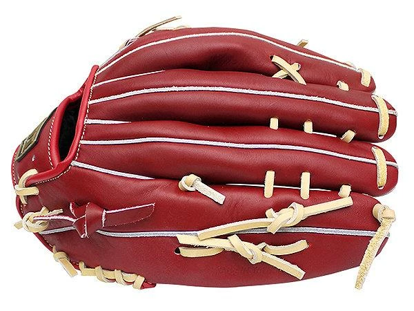ZETT Pro Model NEO 12.75 Inch LHT Burgundy Outfielder Glove 3 ZETT Pro Model NEO 12.75 Inch LHT Burgundy Outfielder Glove - Image 3