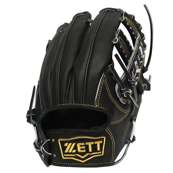 ZETT Pro Japan Steerhide 11.75 Inch Black Infielder Glove 6 ZETT Pro Japan Steerhide 11.75 Inch Black Infielder Glove - Image 6