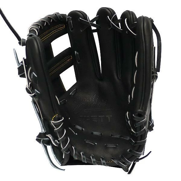 ZETT Pro Japan Steerhide 11.75 Inch Black Infielder Glove 7 ZETT Pro Japan Steerhide 11.75 Inch Black Infielder Glove - Image 7