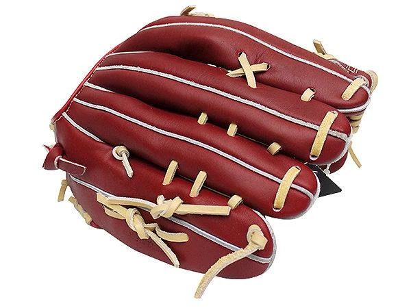 ZETT Pro Model NEO 12.75 Inch LHT Burgundy Outfielder Glove 5 ZETT Pro Model NEO 12.75 Inch LHT Burgundy Outfielder Glove - Image 5