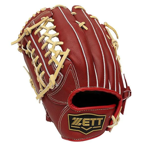 ZETT Pro Model NEO 12.75 Inch LHT Burgundy Outfielder Glove 6 ZETT Pro Model NEO 12.75 Inch LHT Burgundy Outfielder Glove - Image 6