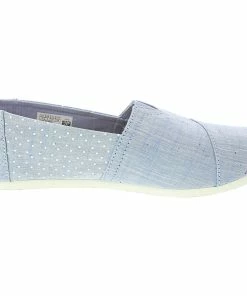 Tradefull Toms Classic Chambray Ankle-High Canvas Slip-On Shoes -Deals Slowpitch Softball Bats Store 16821021465