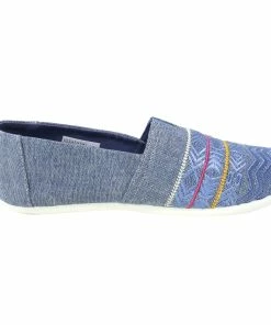 Tradefull Toms Classic Chambray Ankle-High Canvas Slip-On Shoes -Deals Slowpitch Softball Bats Store 16821021468