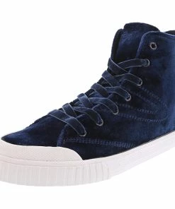 Tradefull Tretorn Women's Marley Hi 4 Velvet High-Top Sneaker