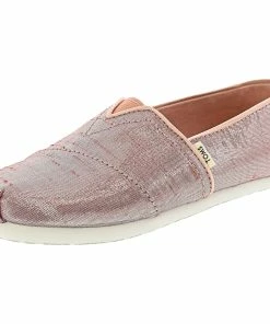 Tradefull Toms Classic Metallic Shantung Ankle-High Fabric Slip-On Shoes
