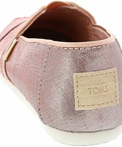 Tradefull Toms Classic Metallic Shantung Ankle-High Fabric Slip-On Shoes -Deals Slowpitch Softball Bats Store 16823974623