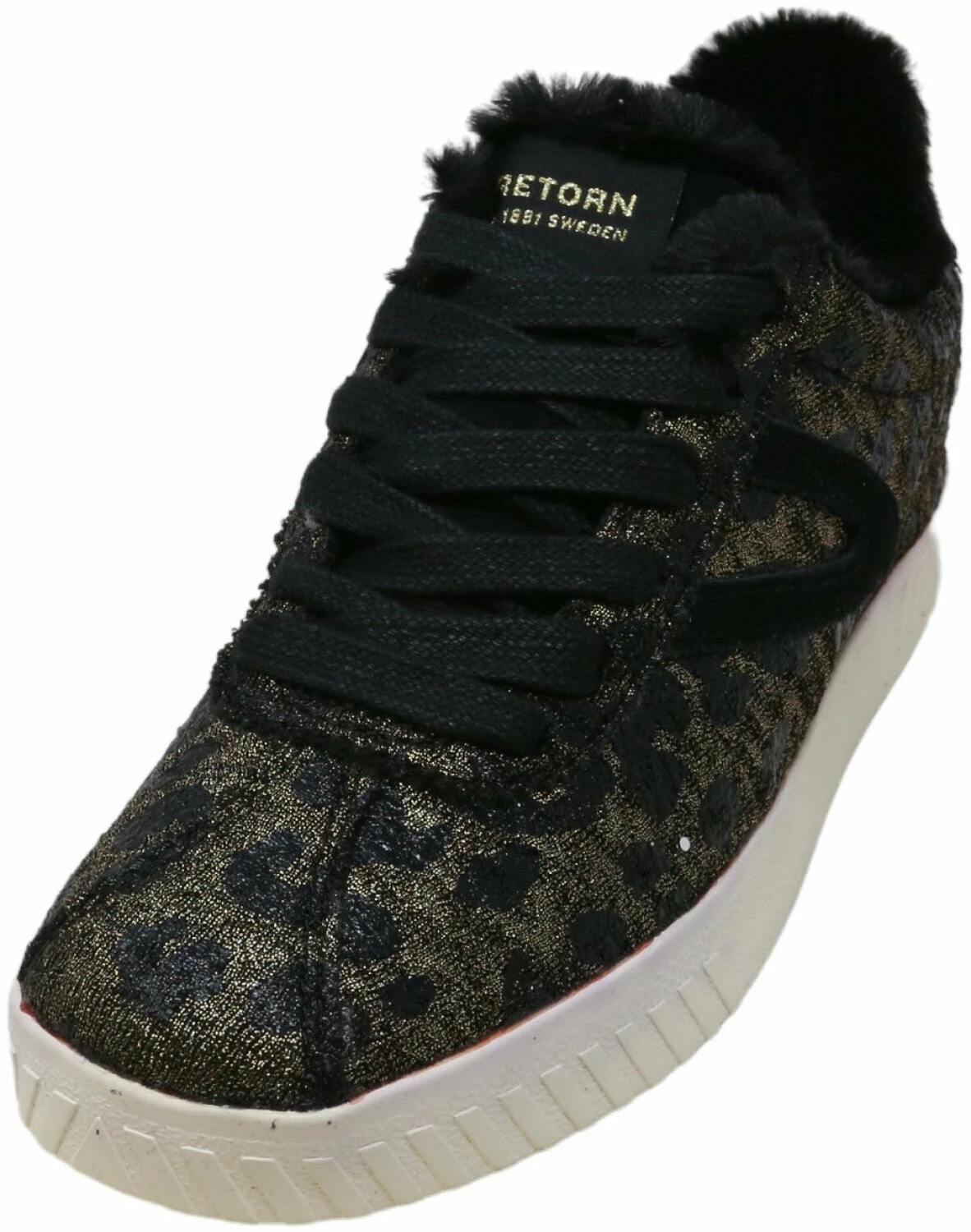 Tradefull Tretorn Women's Callie 4 Metallic Velvet Ankle-High Leather Sneaker 6 Tradefull Tretorn Women's Callie 4 Metallic Velvet Ankle-High Leather Sneaker - Image 6