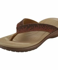 Tradefull Crocs Women's Capri V Diamante Microfiber Sandal