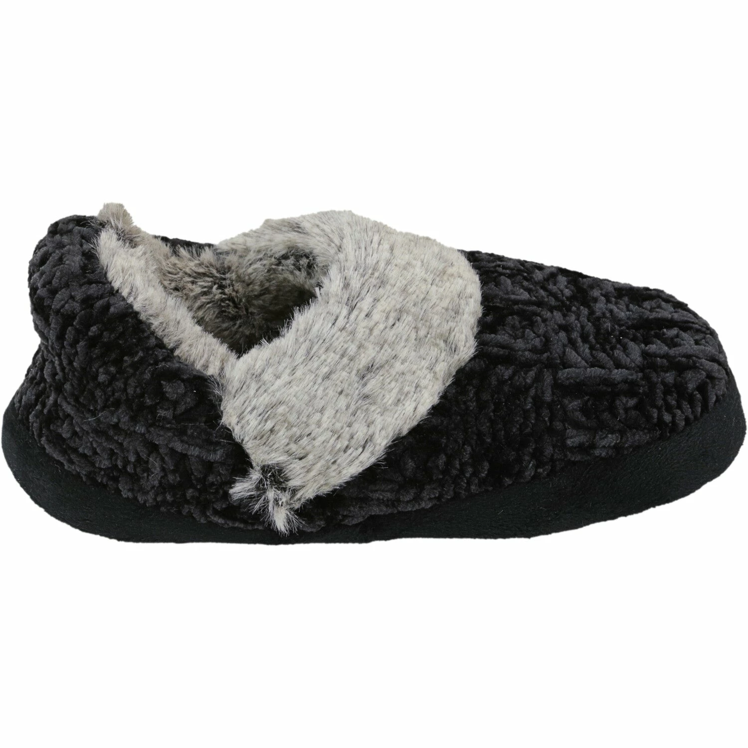 Tradefull Dearfoams Chenille Bootie Slipper Ankle-High Fabric 2 Tradefull Dearfoams Chenille Bootie Slipper Ankle-High Fabric - Image 2