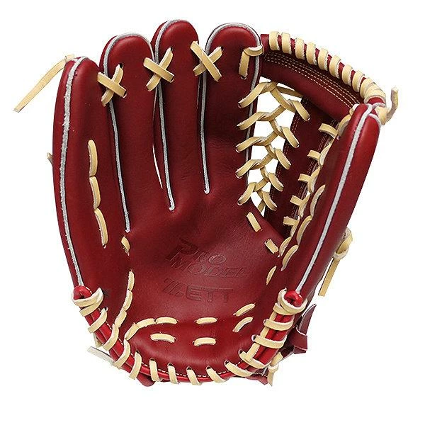 ZETT Pro Model NEO 12.75 Inch LHT Burgundy Outfielder Glove 7 ZETT Pro Model NEO 12.75 Inch LHT Burgundy Outfielder Glove - Image 7
