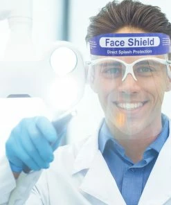 TagCo USA Inc Reusable Waterproof Transparent Face Shield 10-Pack