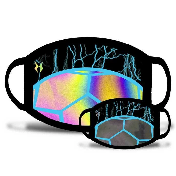 HoloGear Reflective Soccer Ball Face Mask 1 HoloGear Reflective Soccer Ball Face Mask