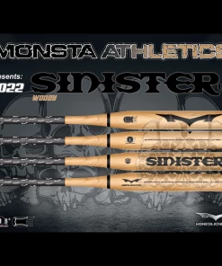 Clearance – Monsta Wood Grain Sinister LE 12.5″ USA Slowpitch Softball Bat: Woody