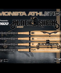 Clearance – Monsta Wood Grain Black Sheep LE 12.5″ USA Slowpitch Softball Bat: Balanced