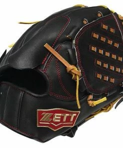 ZETT Pro Model 11.5 Inch Black Pitcher Glove