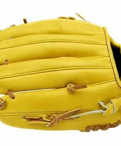 ZETT Pro Model 11.75 Inch Yellow Infielder Glove -Deals Slowpitch Softball Bats Store 33 675c075cdae7f002 w600h600
