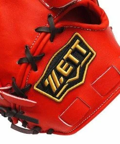 ZETT Pro Elite 12 Inch Japan Red Pitcher Glove -Deals Slowpitch Softball Bats Store 33 f6ca5be91604a635 w600h600