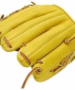 ZETT Pro Model 11.75 Inch Yellow Infielder Glove -Deals Slowpitch Softball Bats Store 35 2c11ef8c8035292b w600h600