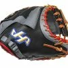 HATAKEYAMA Pro 33.5 Inch Catcher Mitt - Black/Grey