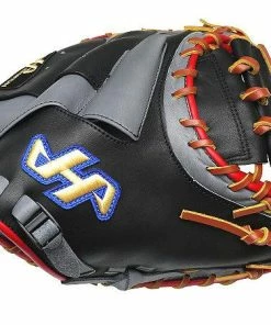 HATAKEYAMA Pro 33.5 Inch Catcher Mitt - Black/Grey