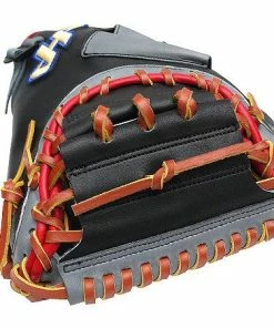 HATAKEYAMA Pro 33.5 Inch Catcher Mitt - Black/Grey -Deals Slowpitch Softball Bats Store 39 22bac7cf0b62bd84 w600h600