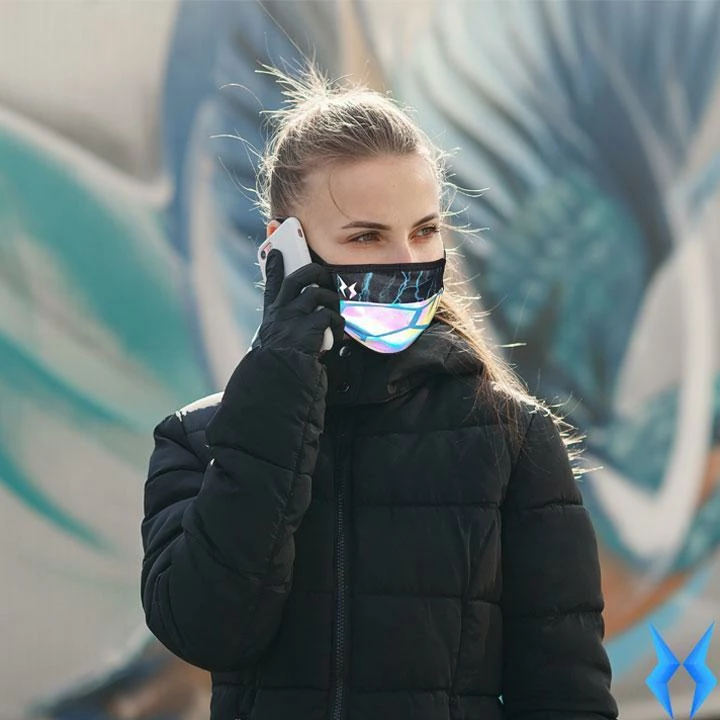 HoloGear Reflective Soccer Ball Face Mask 3 HoloGear Reflective Soccer Ball Face Mask - Image 3