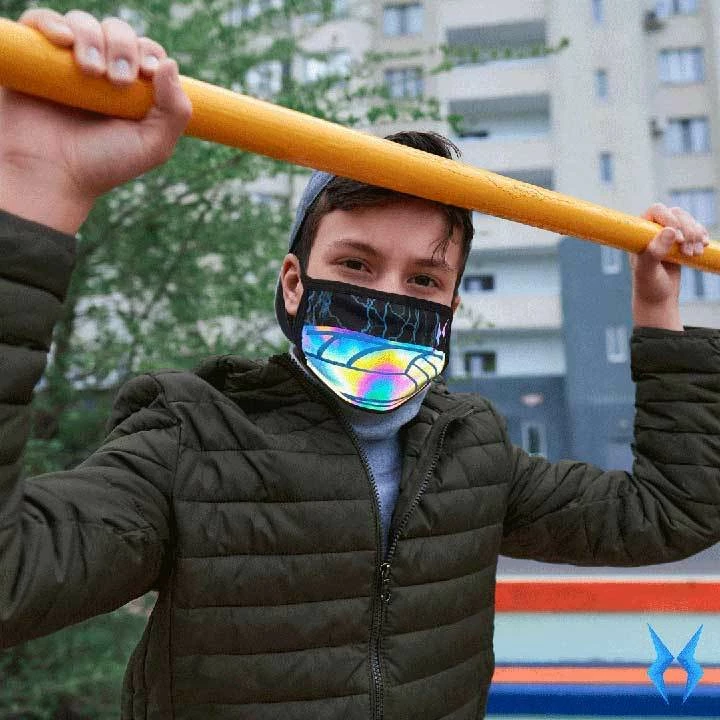 HoloGear Reflective Volleyball Face Mask 3 HoloGear Reflective Volleyball Face Mask - Image 3