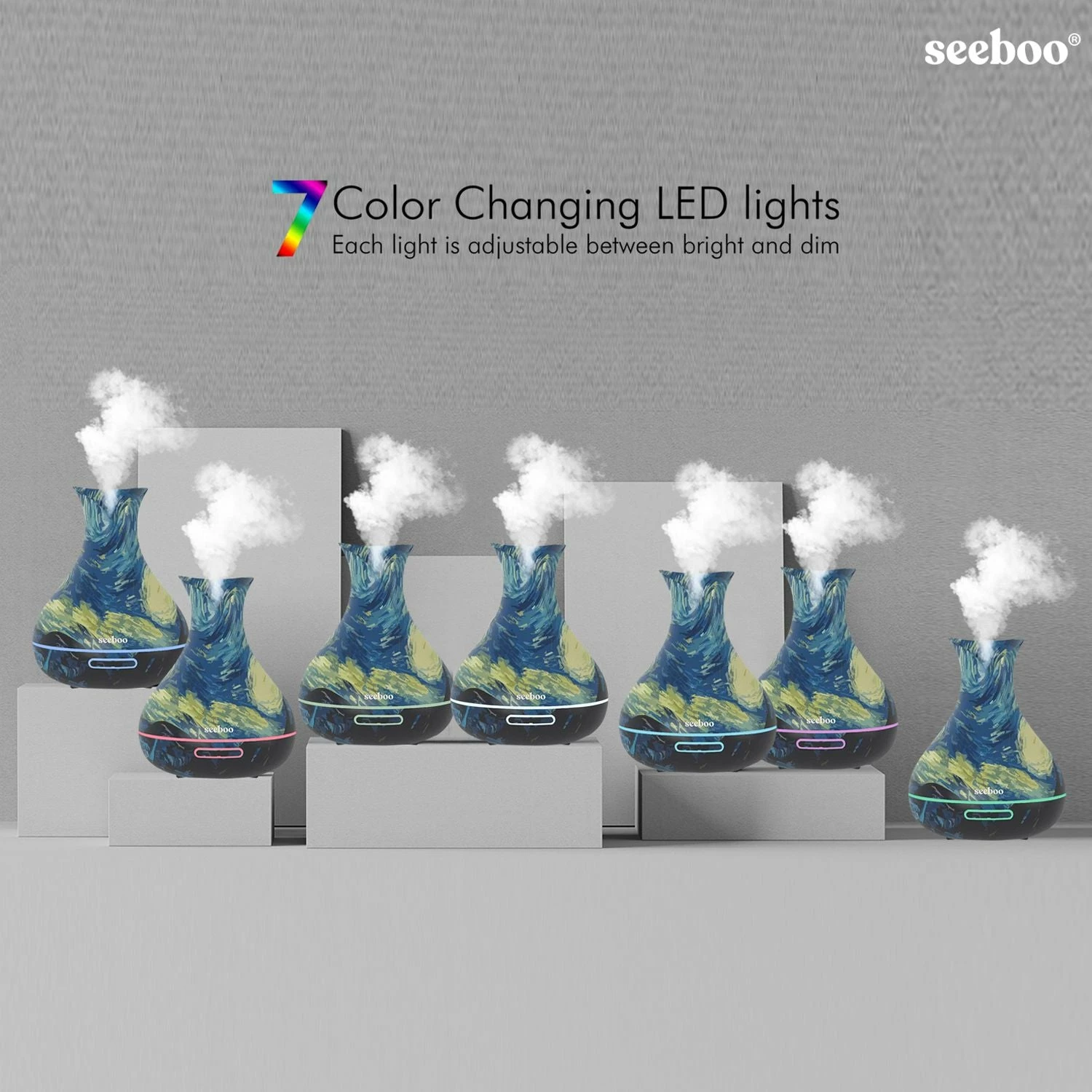 TagCo USA Inc Starry Night Ultrasonic Aromatherapy Diffuser 3 TagCo USA Inc Starry Night Ultrasonic Aromatherapy Diffuser - Image 3