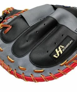 HATAKEYAMA Pro 33.5 Inch Catcher Mitt - Black/Grey -Deals Slowpitch Softball Bats Store 40 e97187bff07cd391 w600h600