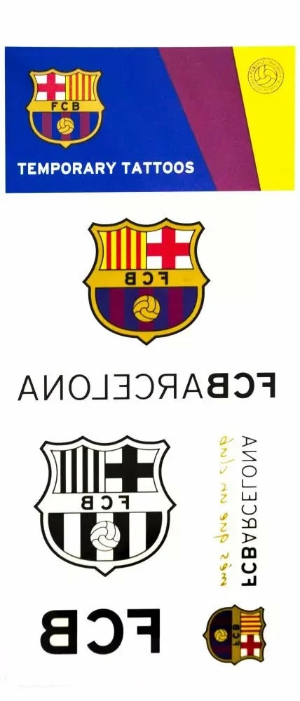 Maccabi Art BARCELONA SINGLE SHEET TATTOO 1 Maccabi Art BARCELONA SINGLE SHEET TATTOO