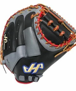HATAKEYAMA Pro 33.5 Inch Catcher Mitt - Black/Grey -Deals Slowpitch Softball Bats Store 41 bef99a4db952fc53 w600h600