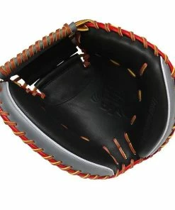 HATAKEYAMA Pro 33.5 Inch Catcher Mitt - Black/Grey -Deals Slowpitch Softball Bats Store 42 57203b94364466a4 w600h600