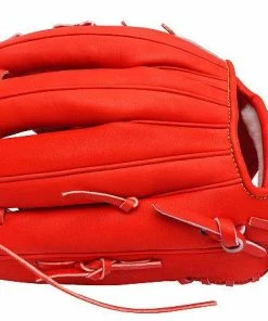 ZETT Pro Japan Steerhide 11.75 Inch Red Infielder Glove -Deals Slowpitch Softball Bats Store 49 da3669695397d303 w600h600