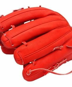 ZETT Pro Japan Steerhide 11.75 Inch Red Infielder Glove -Deals Slowpitch Softball Bats Store 51 6c9f987870b02261 w600h600