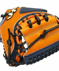 HATAKEYAMA Pro Japan Steerhide Orange Navy 33.5 Inch Catcher Mitt -Deals Slowpitch Softball Bats Store 61 92f550a79a5c549c w600h600