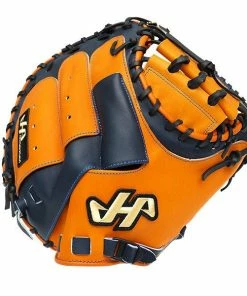 HATAKEYAMA Pro Japan Steerhide Orange Navy 33.5 Inch Catcher Mitt -Deals Slowpitch Softball Bats Store 63 127f9774749cfb0f w600h600