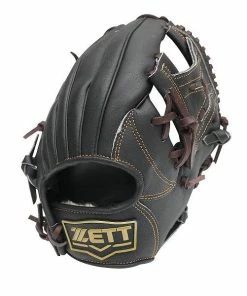 ZETT Pro Model 11.25 Inch Black Infielder Glove -Deals Slowpitch Softball Bats Store 65 5ce8b8506c7b2862 w600h600
