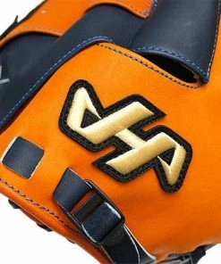 HATAKEYAMA Pro Japan Steerhide Orange Navy 33.5 Inch Catcher Mitt -Deals Slowpitch Softball Bats Store 65 bd5c132f8655b187 w600h600