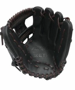 ZETT Pro Model 11.25 Inch Black Infielder Glove -Deals Slowpitch Softball Bats Store 66 21578655bc3ecb9f w600h600