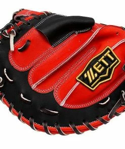 ZETT Pro Elite 33 Inch Catcher Mitt - Red/Black 12 ZETT Pro Elite 33 Inch Catcher Mitt - Red/Black -Deals Slowpitch Softball Bats Store 69 8d8dd9573c17b4e4 w600h600