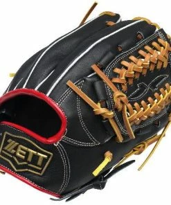 ZETT Pro Model NEO 11.75 Inch Black Infielder Glove