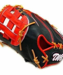 TWB Classic 12.5 Inch LHT Black/Red First Base Mitt