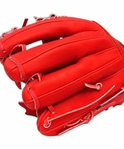ZETT Pro Japan Steerhide 11.5 Inch Red Infielder Glove -Deals Slowpitch Softball Bats Store 82 f5dd5249a426f62c w600h600