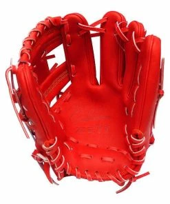 ZETT Pro Japan Steerhide 11.5 Inch Red Infielder Glove -Deals Slowpitch Softball Bats Store 84 027f767b21aa3278 w600h600